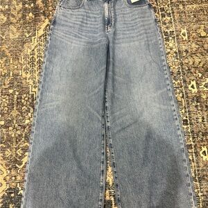 Madewell Curvy Superwide-Leg Jeans in Blue